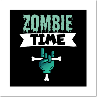 Zombie time Posters and Art